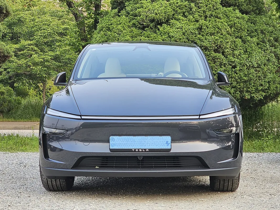 Stealth Grey Tesla Model Y Juniper Electric SUV