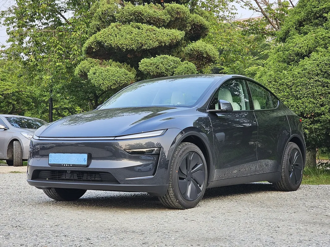 Stealth Grey Tesla Model Y Juniper Electric SUV