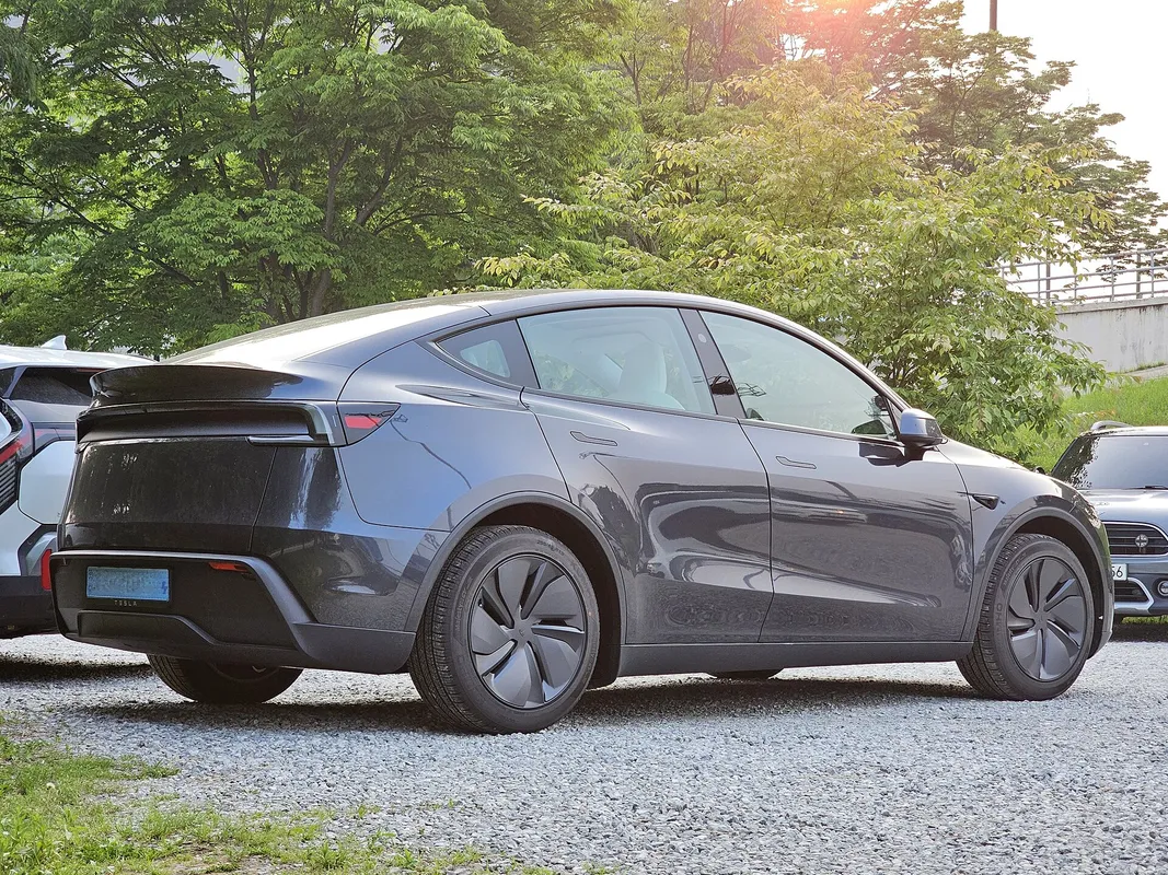 Stealth Grey Tesla Model Y Juniper Electric SUV